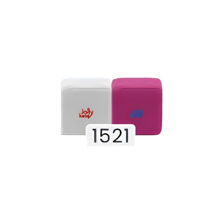 JollyHeap Extra Set - 32 Blocks colourway 1521 in light grey and violet , a two-tone option for this magnetic foam block expansion set
