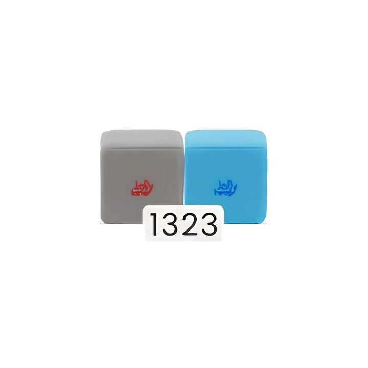 JollyHeap Medium Set magnetic soft blocks colour combination 1323, grey and turquoise