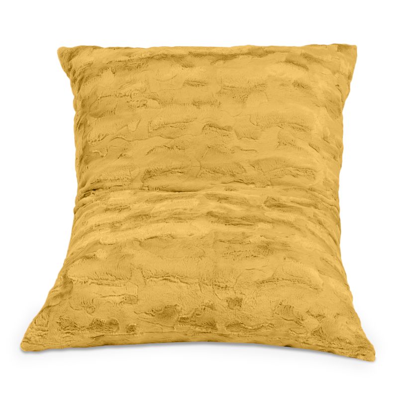 CrashPuff by Raven-Symoné kids faux fur floor lounger cover in the Golden colourway