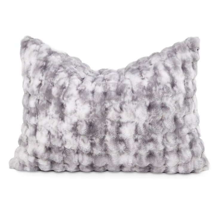 CrashPuff by Raven-Symoné kids faux fur floor lounger cover in the Phantom Gray colourway