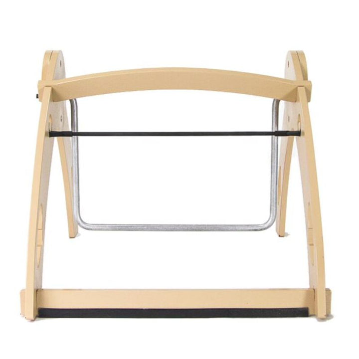 Close-up of the Kinnebar K200 Foot Swing HDPE base, showing the same durable material used in playground equipment construction