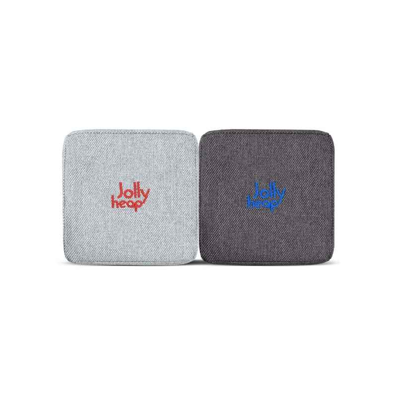 JollyHeap Mini magnetic block set colour combination in light grey and dark grey for toddler building play