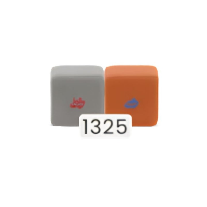 JollyHeap Pixi magnetic building blocks for toddlers shown in the grey and orange colour combination, one of 36 available colour options