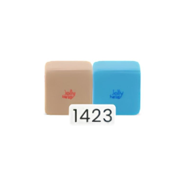 JollyHeap Pixi magnetic building blocks for toddlers shown in the tan and sky blue colour combination, one of 36 available colour options