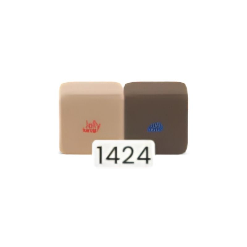 JollyHeap Pixi magnetic building blocks for toddlers shown in the tan and brown colour combination, one of 36 available colour options