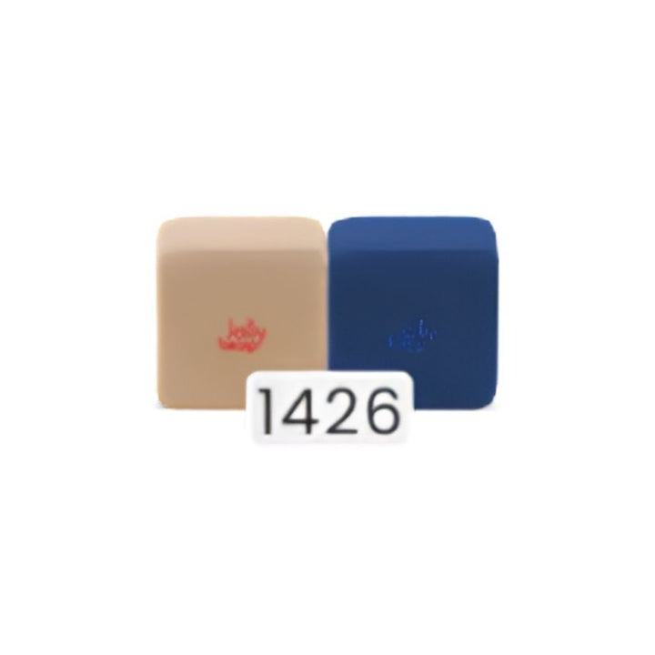 JollyHeap Pixi magnetic building blocks for toddlers shown in the tan and blue colour combination, one of 36 available colour options