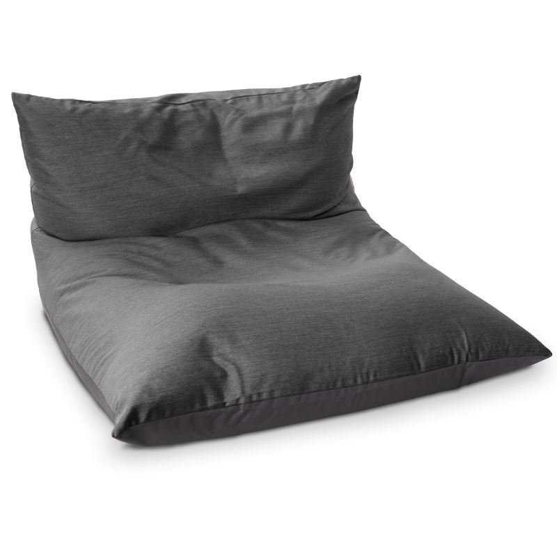 Jaxx Finster outdoor bean bag chair in Charcoal Sunbrella fabric