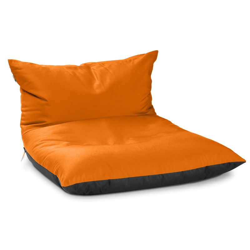 Jaxx Finster outdoor bean bag chair in mandarin Sunbrella fabric