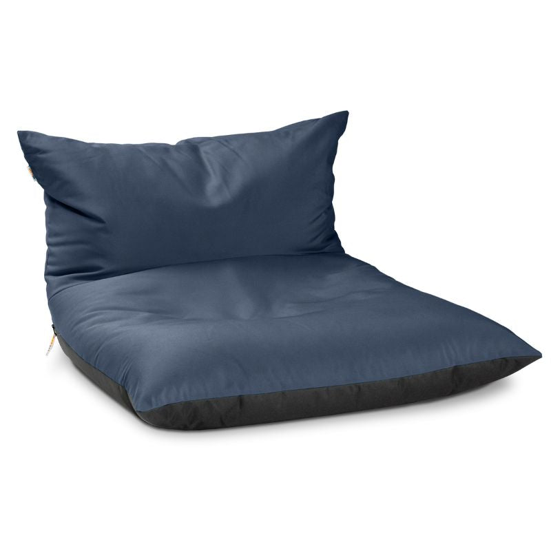 Jaxx Finster outdoor bean bag chair in Navy Sunbrella fabric