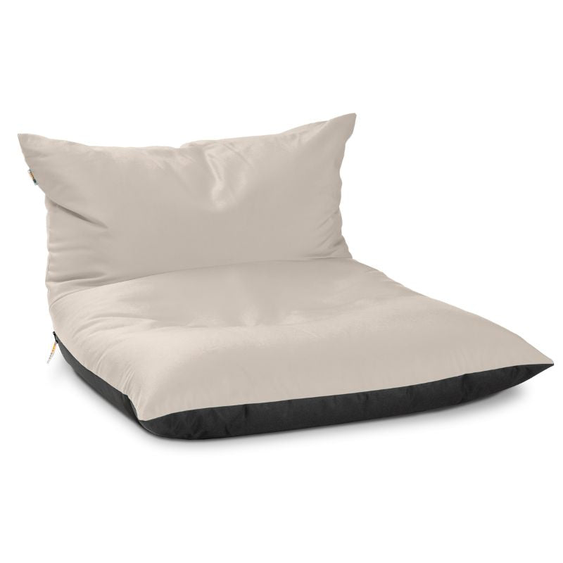 Jaxx Finster outdoor bean bag chair in pearl Sunbrella fabric