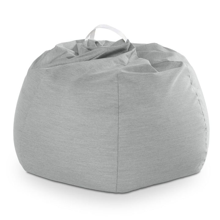 Jaxx Kiss outdoor bean bag chair in Granite on a white studio background