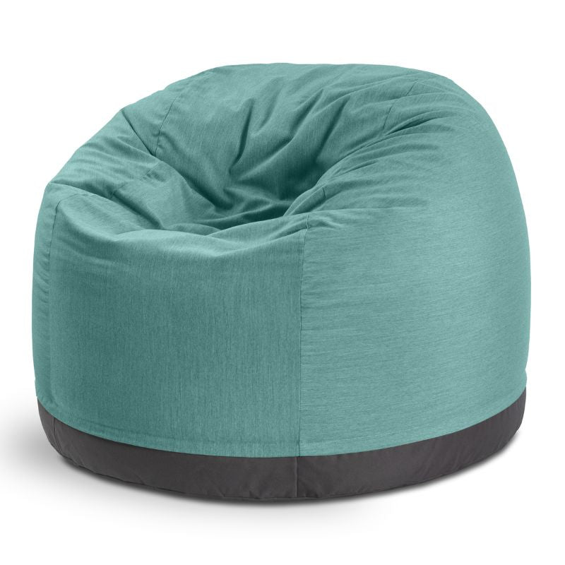 Jaxx Palmetto outdoor bean bag chair in Breeze Sunbrella fabric