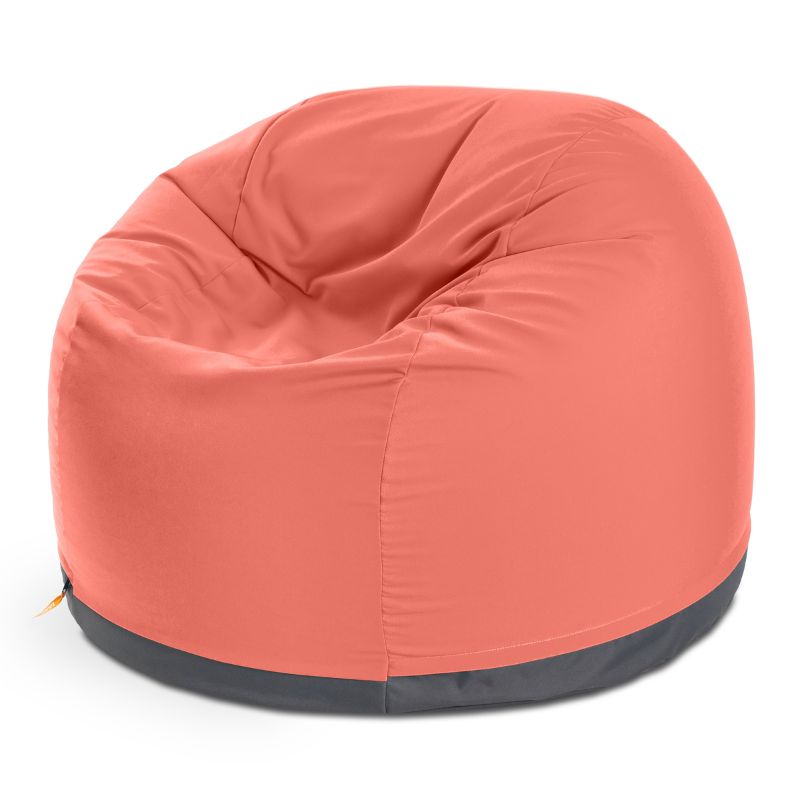Jaxx Palmetto outdoor bean bag chair in Flamingo Sunbrella fabric