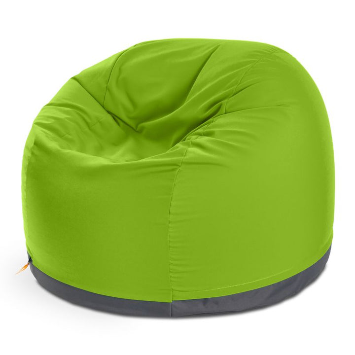Jaxx Palmetto outdoor bean bag chair in Lime Sunbrella fabric