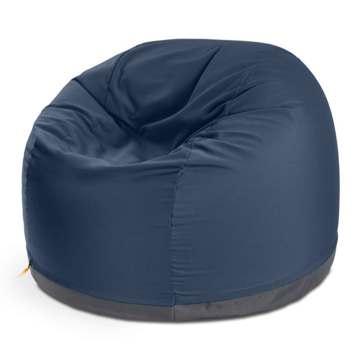 Jaxx Palmetto outdoor bean bag chair in Navy Sunbrella fabric