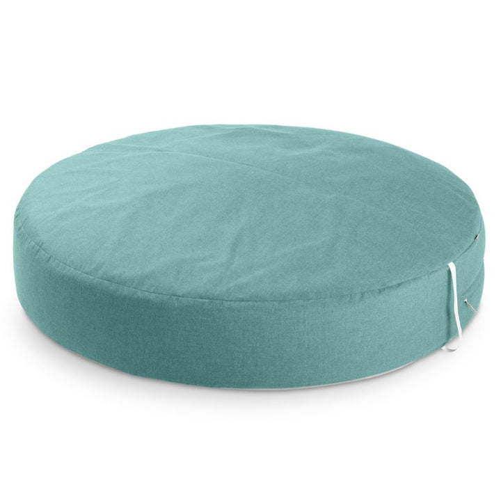 Jaxx Cocoon Outdoor bean bag in Breeze outdoor fabric, a weatherproof deep pressure seat for patios and decks