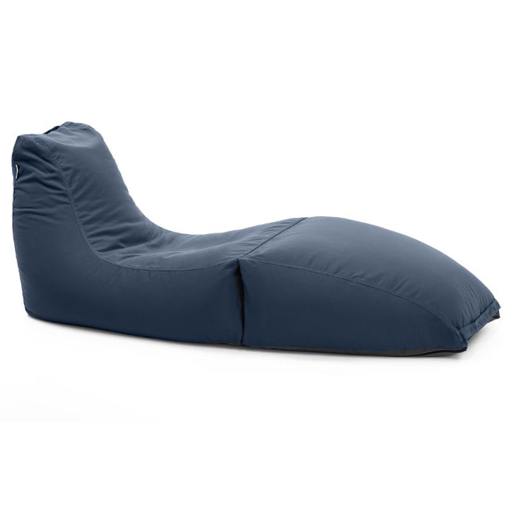 Jaxx Prado outdoor bean bag lounger in Navy on a white background