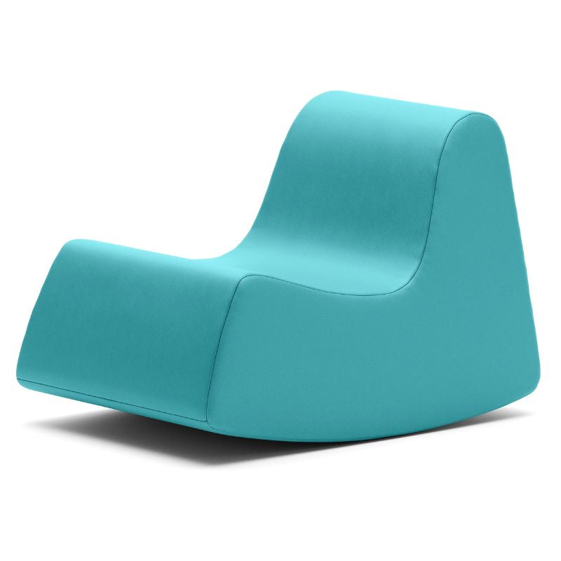 Teal Jaxx Midtown Rocker, a sensory rocking chair for kids for classroom and therapy room seating