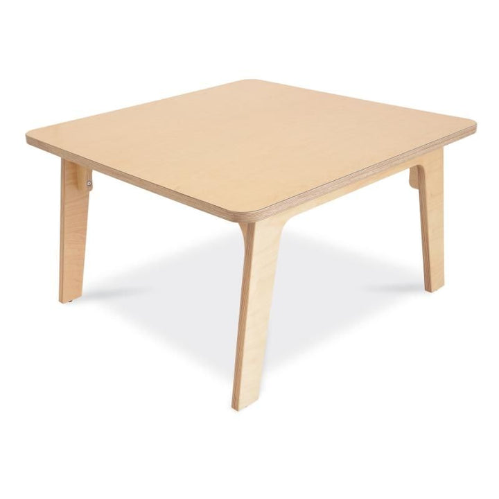 Whitney Brothers Whitney Plus Square Activity Table 20H, a sturdy kids table built from birch plywood with a natural UV finish