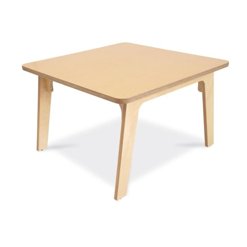 Whitney Brothers Whitney Plus Square Activity Table 22H, a tall classroom table with a high-pressure laminate top for school-age kids