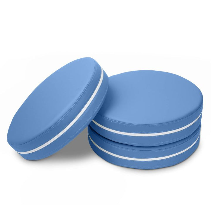 Jaxx Kirkwood stacking floor cushions in blue, a set of three flexible seating circles for classrooms
