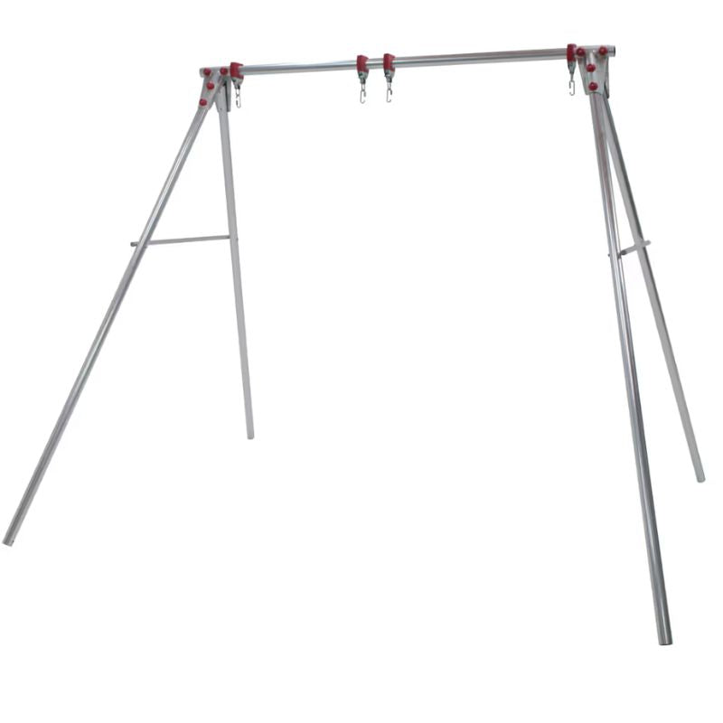 TFH Double Swing Frame shown on its own without swings attached, a two-person vestibular swing frame ready for outdoor or indoor set up