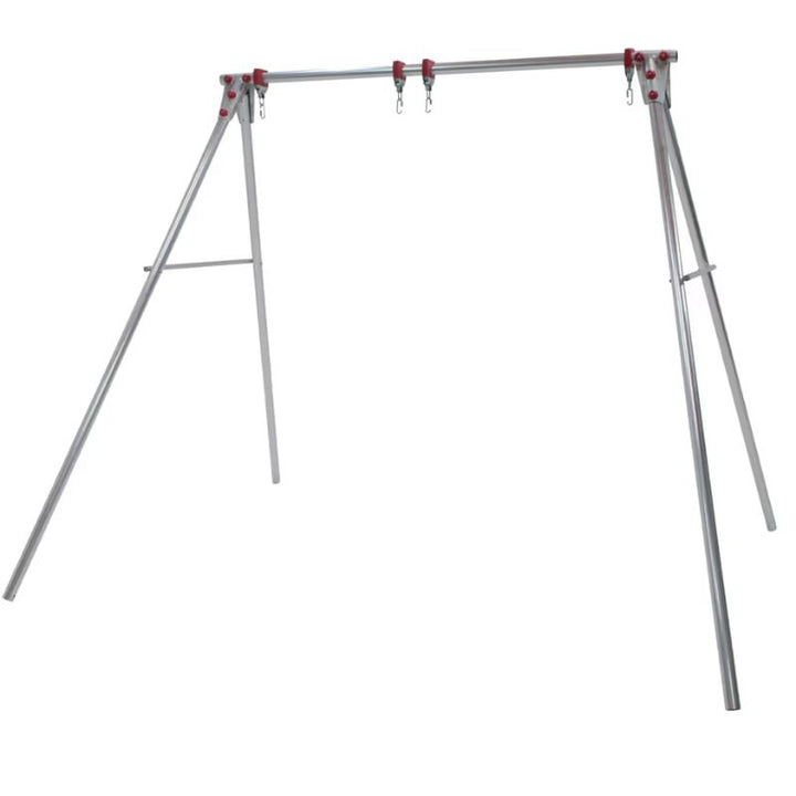 TFH Double Swing Frame shown on its own without swings attached, a two-person vestibular swing frame ready for outdoor or indoor set up