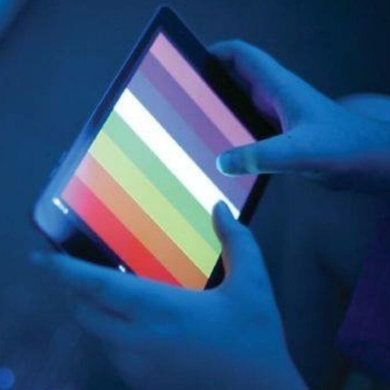 TFH Genie Fibre Optic Spray 100-tail option showing colour-changing fibre optic strands for visual tracking, tactile stimulation and proprioceptive sensory input