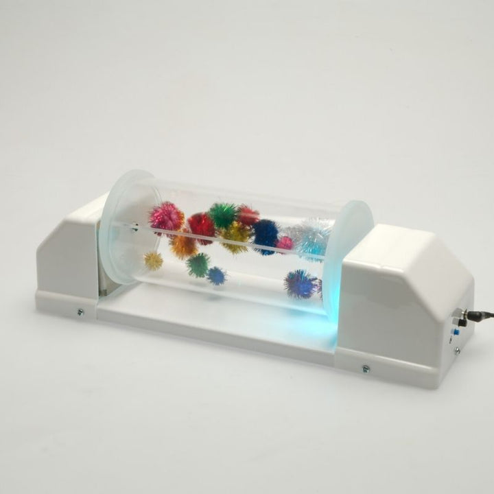 TFH Glitter & Lights Roll Adapted Reward primary product view, a motorised switch-compatible sensory toy for cause-and-effect learning in OT and special education settings
