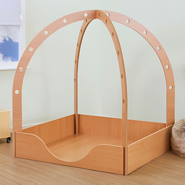 TTS Elements Dome Den sensory den frame styled with a mat inside for a cosy play space