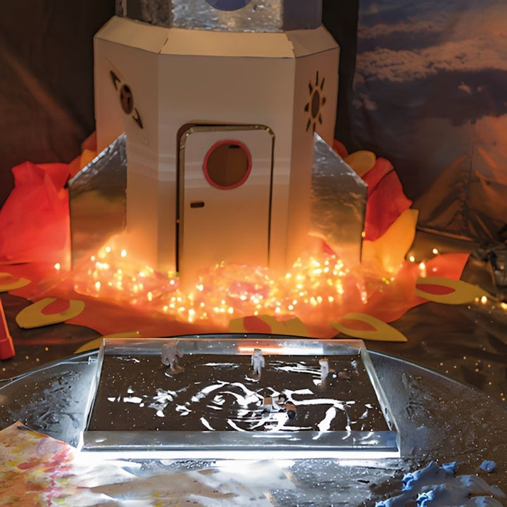 TTS Light Panel Protective Cover landscape view, showing full A2 cover size designed for sensory and messy play in educational settings