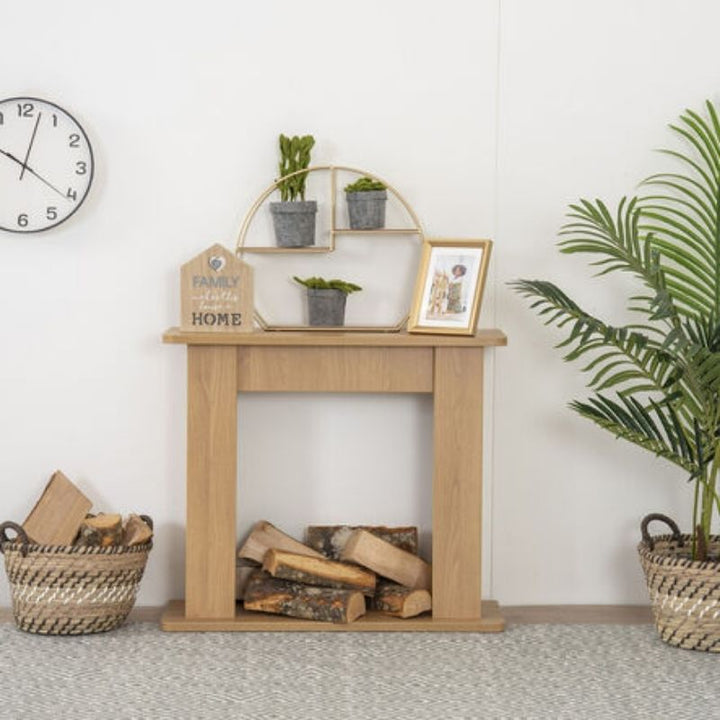 TTS Modern Living Fireplace MDF construction detail, fully assembled role play furniture for preschool and Kindergarten classrooms