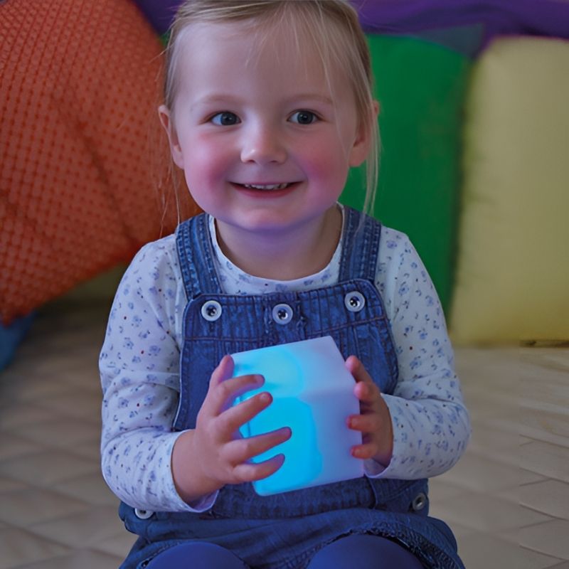 TTS Sensory Glow Blocks | Light Up Cubes | The Sensory Supply