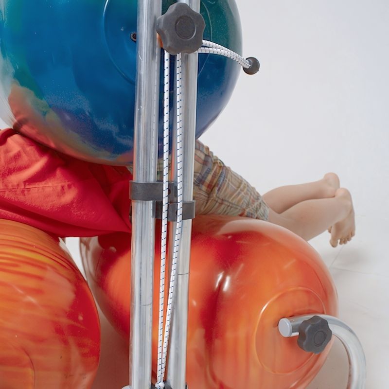 Close-up of the TTS Sensory Squeeze Machine padded bumpers delivering deep pressure proprioceptive input for sensory regulation