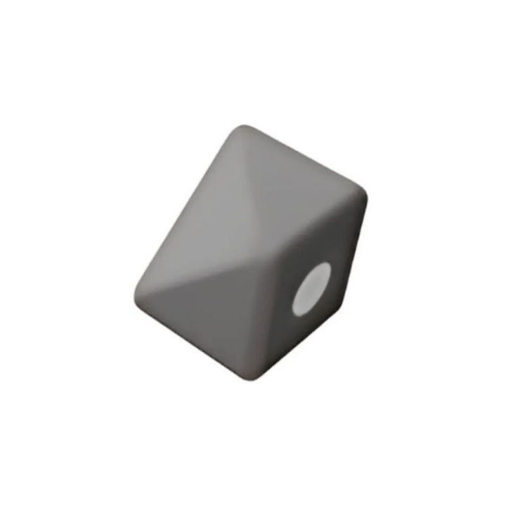 TUKI BIG Smart Magnetic Foam Block grey cube from the Smart 100 set, one of 4 Smart TUKI shapes in the 100-piece standard manufacturer SMART group set, confirming the 4-colour palette including grey