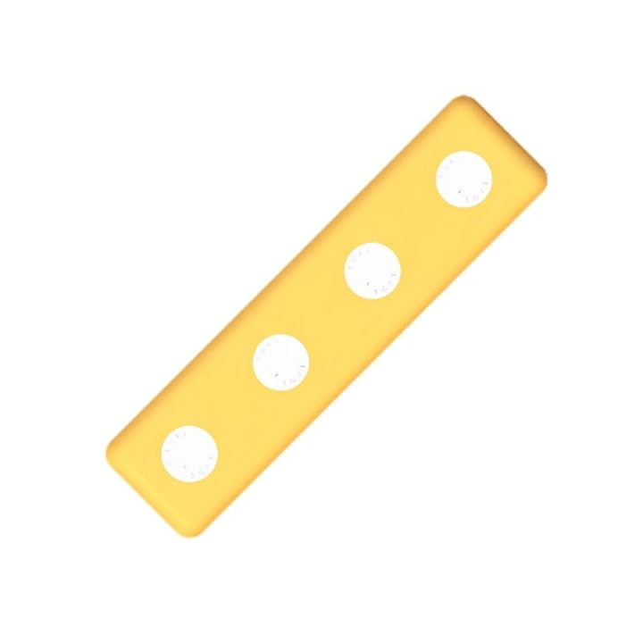 TUKI Regular Magnetic Foam Block yellow rectangle shape from the 26-element award-winning Polish construction set, showing the lightweight foam material and modular block design