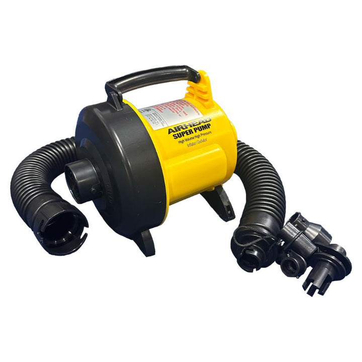 Tumbl Trak Standard Electric Air Pump with hose and adapters, a high volume inflator and deflator for Air Floors and gymnastics air tracks