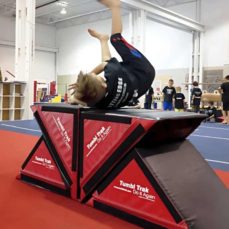 Tumbl Trak Slanted Ninja Steps | Foam Ninja Obstacle Course – The