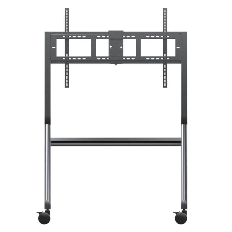Front-facing view of the ViewSonic VB-STND-009 mobile cart, a VESA compatible stand for interactive displays across Canada and the US
