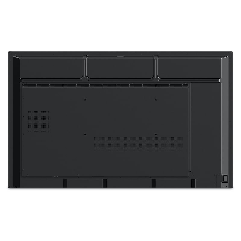ViewSonic ViewBoard IFP5550 55" 4K interactive display, full rear panel showing VESA mount points and port layout