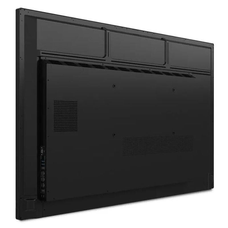 ViewSonic ViewBoard IFP55G1 55-inch interactive display rear left angle showing build quality and port access