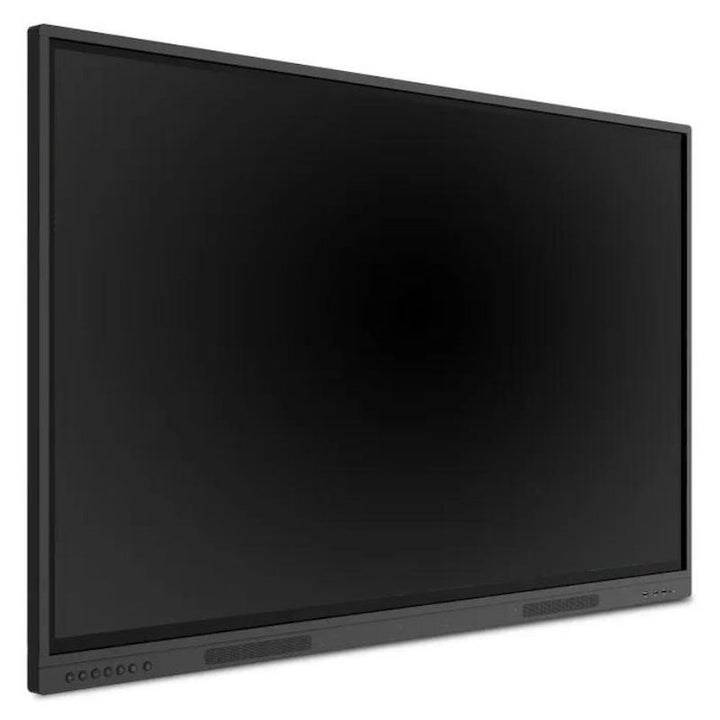 ViewSonic ViewBoard IFP55G1 55-inch 4K interactive flat panel front left angle for classroom and therapy room installation