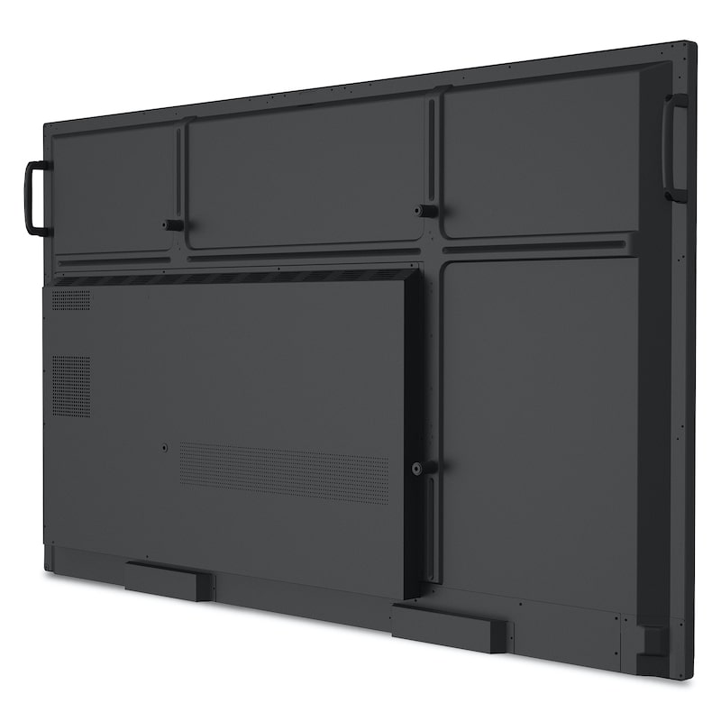 ViewSonic ViewBoard IFP6550 65" interactive display, rear right angle showing VESA-compatible mounting points