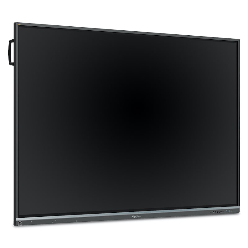 ViewSonic ViewBoard IFP8650 86" interactive display, front right angle for institutional and classroom procurement reference