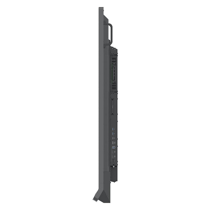 ViewSonic ViewBoard IFP8652-2ED 86-inch interactive flat panel side-left profile with built-in transport handles
