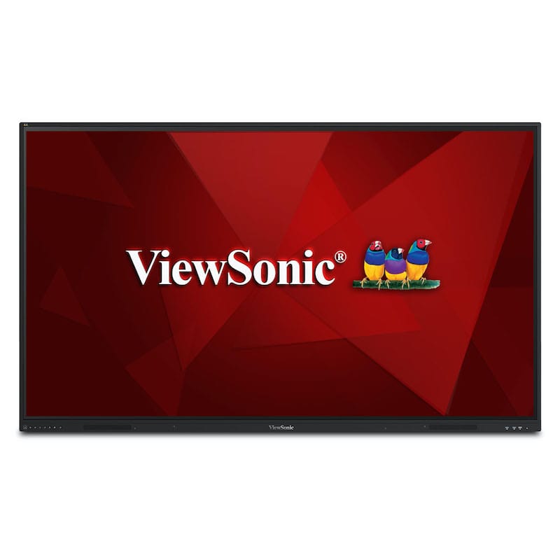 ViewSonic ViewBoard IFPG1 Series interactive display front clean view, a 4K interactive flat panel for classrooms and institutions